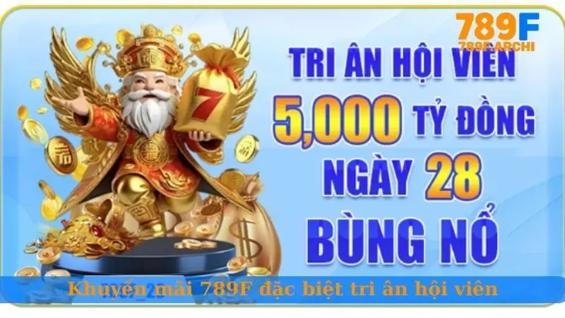 Khuyến mãi 789F đặc biệt tri ân hội viên